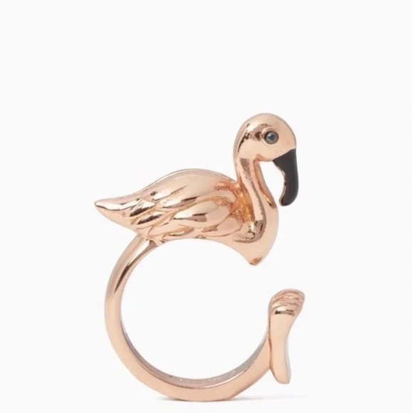 $88 Kate Spade ‘birds the word’ Flamingo Ring - Picture 2 of 6